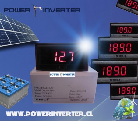 VOLTÍMETRO DIGITAL 10-50VDC